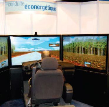 VS500M car simulator virage simulation