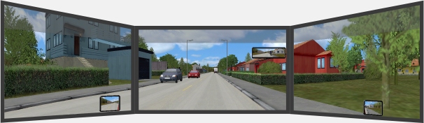 Virage Simulation VS500M 180 degree visual system