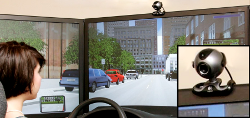 Virage Simuation VS600M truck driving simulator camera system
