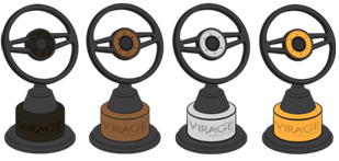 Virage Simuation VS600M truck driving simulator Golden Steering