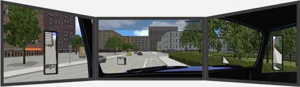 Virage Simulation VS600M 180 degree visual system