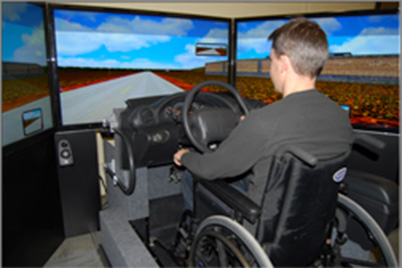 rehab car driving simulation research